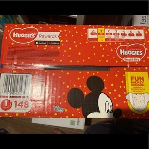Huggies Snug & Dry Diapers, Size 1 - 148 count